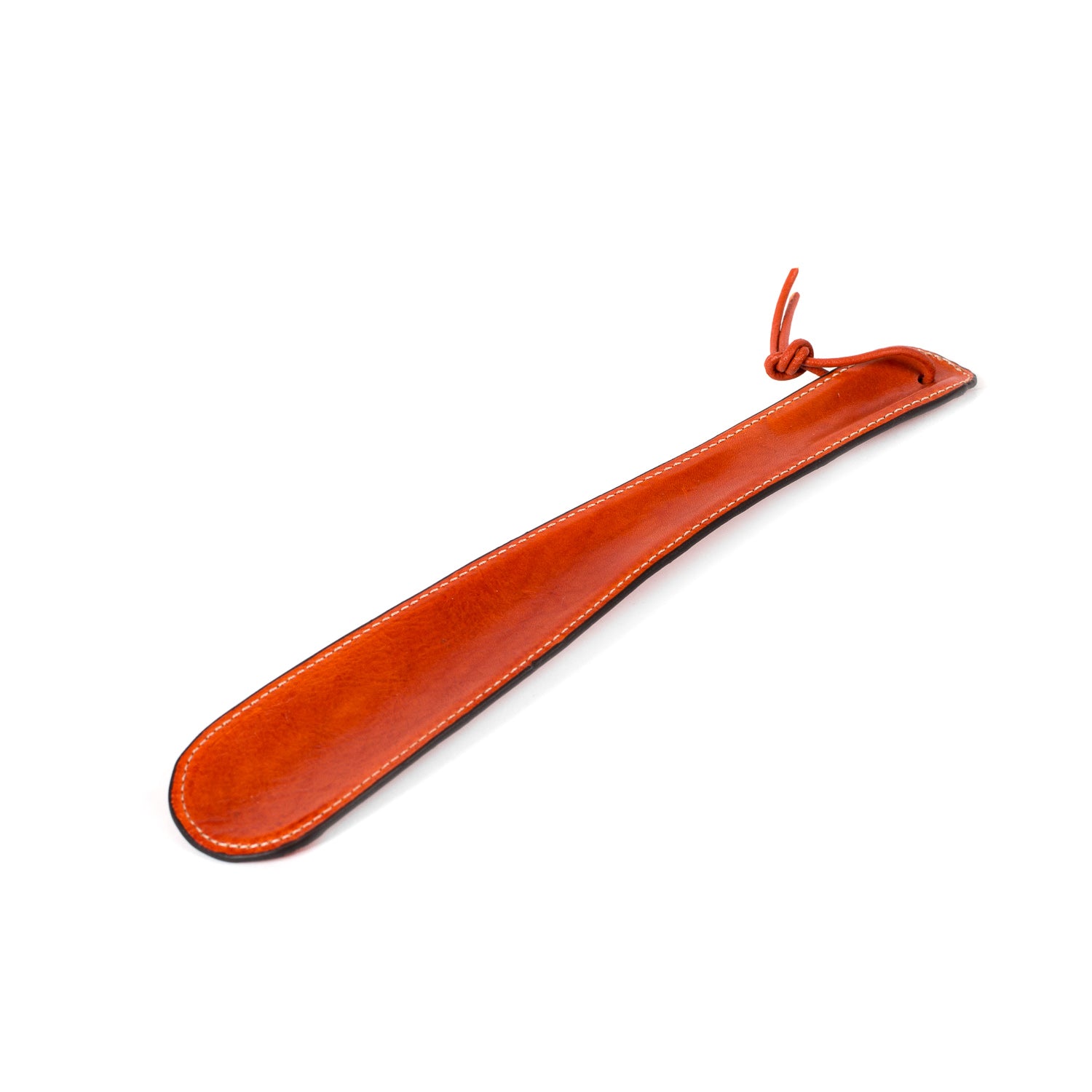 Shoehorn "Operaio" made of steel in leather coat - purely handcrafted